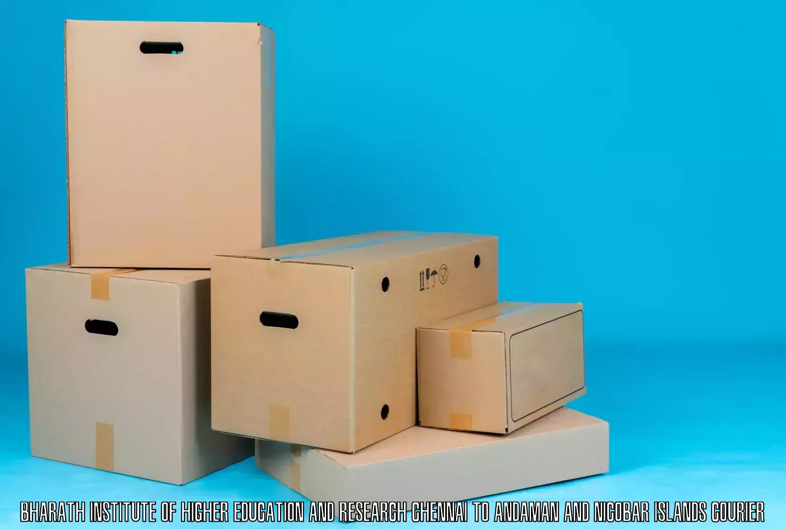 Affordable parcel service Bharath Institute of Higher Education and Research Chennai to Nicobar