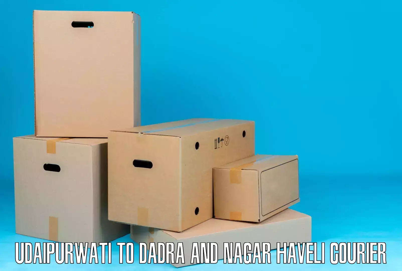 Full-service courier options in Udaipurwati to Dadra and Nagar Haveli