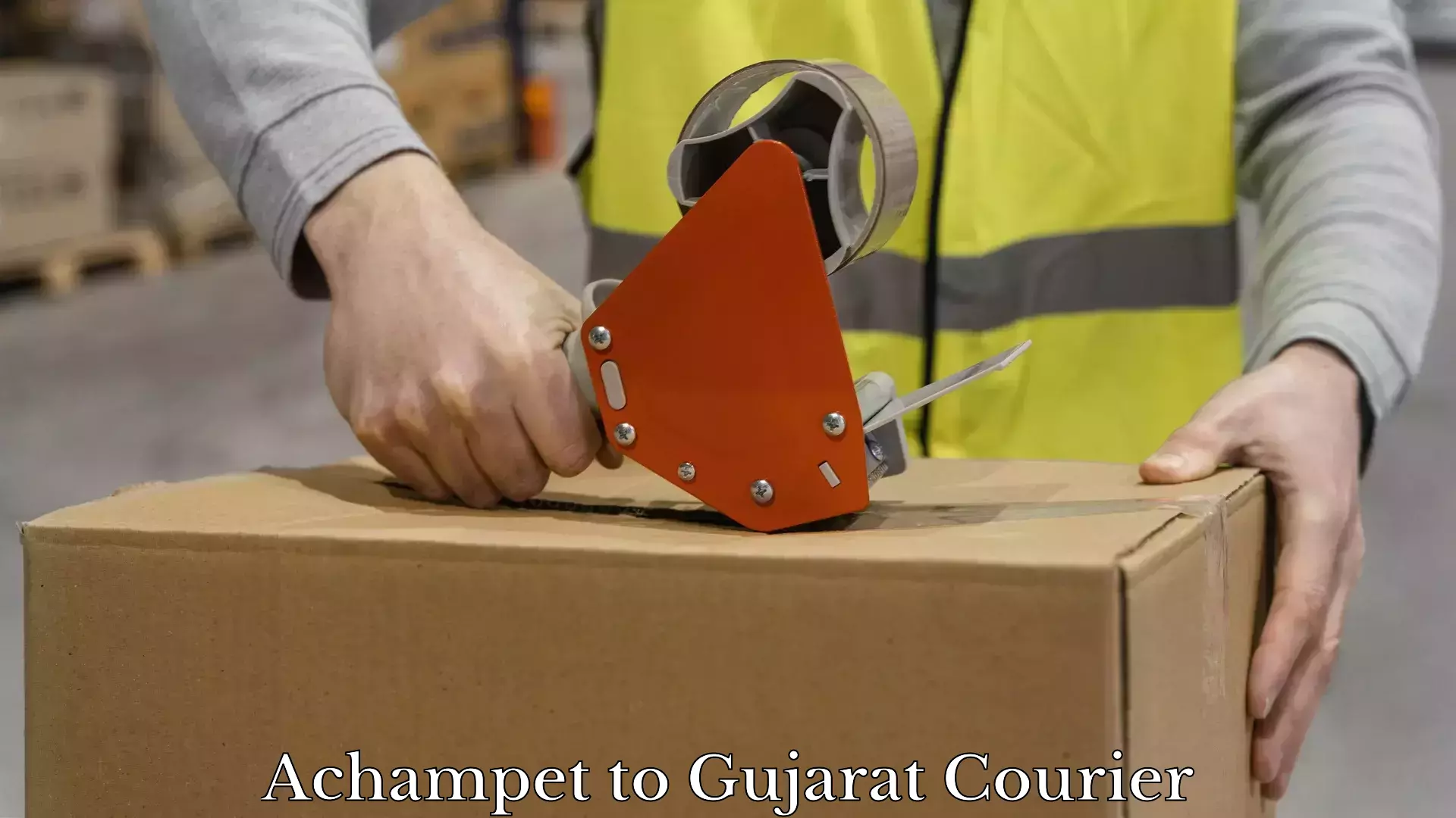 Household goods shipping Achampet to Morbi