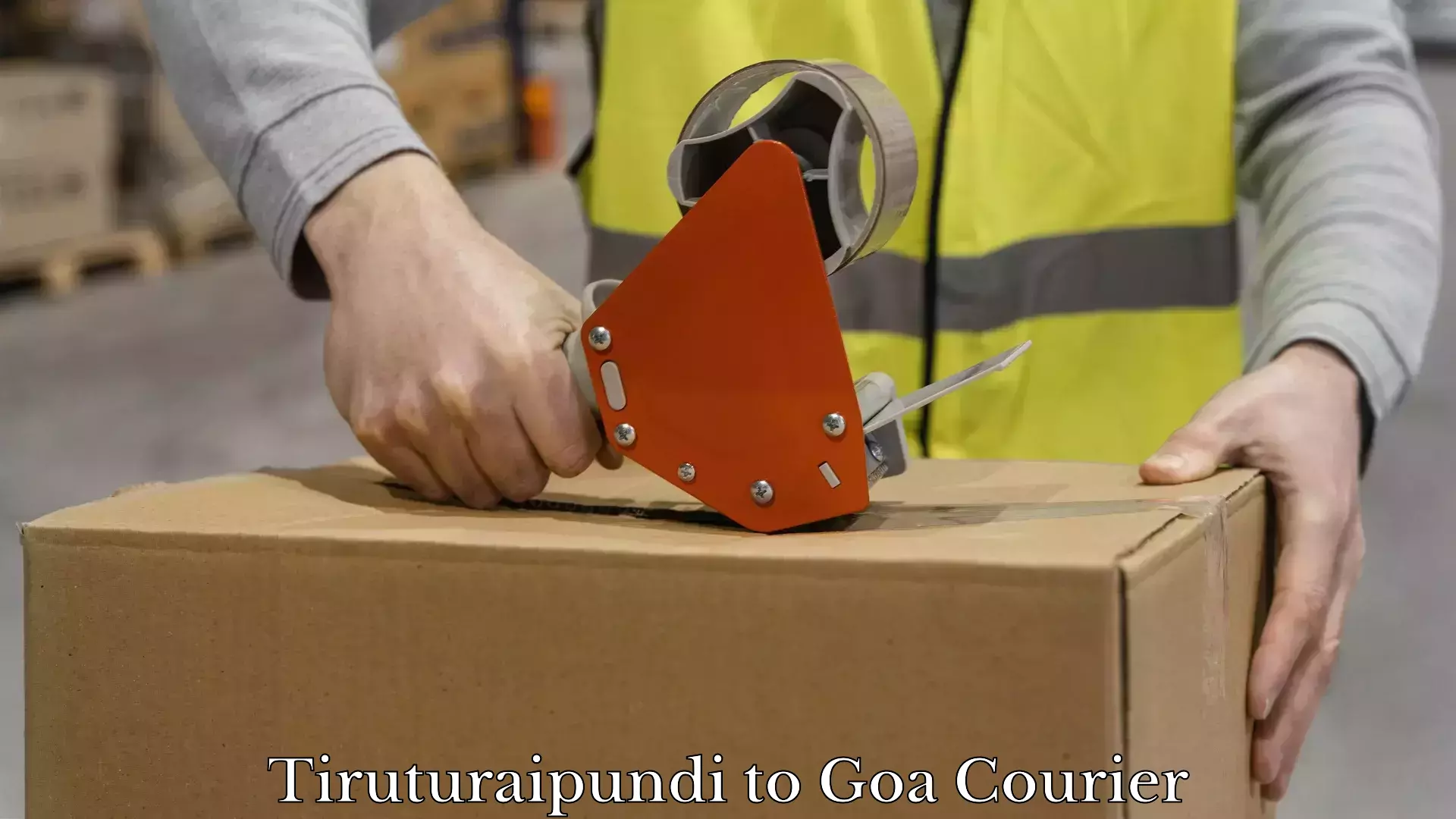 Quality moving company Tiruturaipundi to Goa