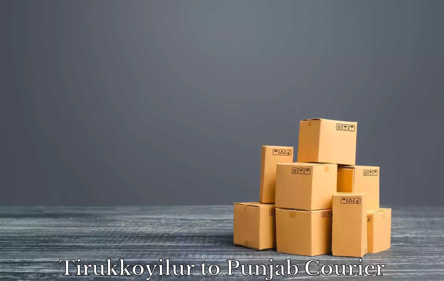 Household goods movers and packers Tirukkoyilur to Punjab