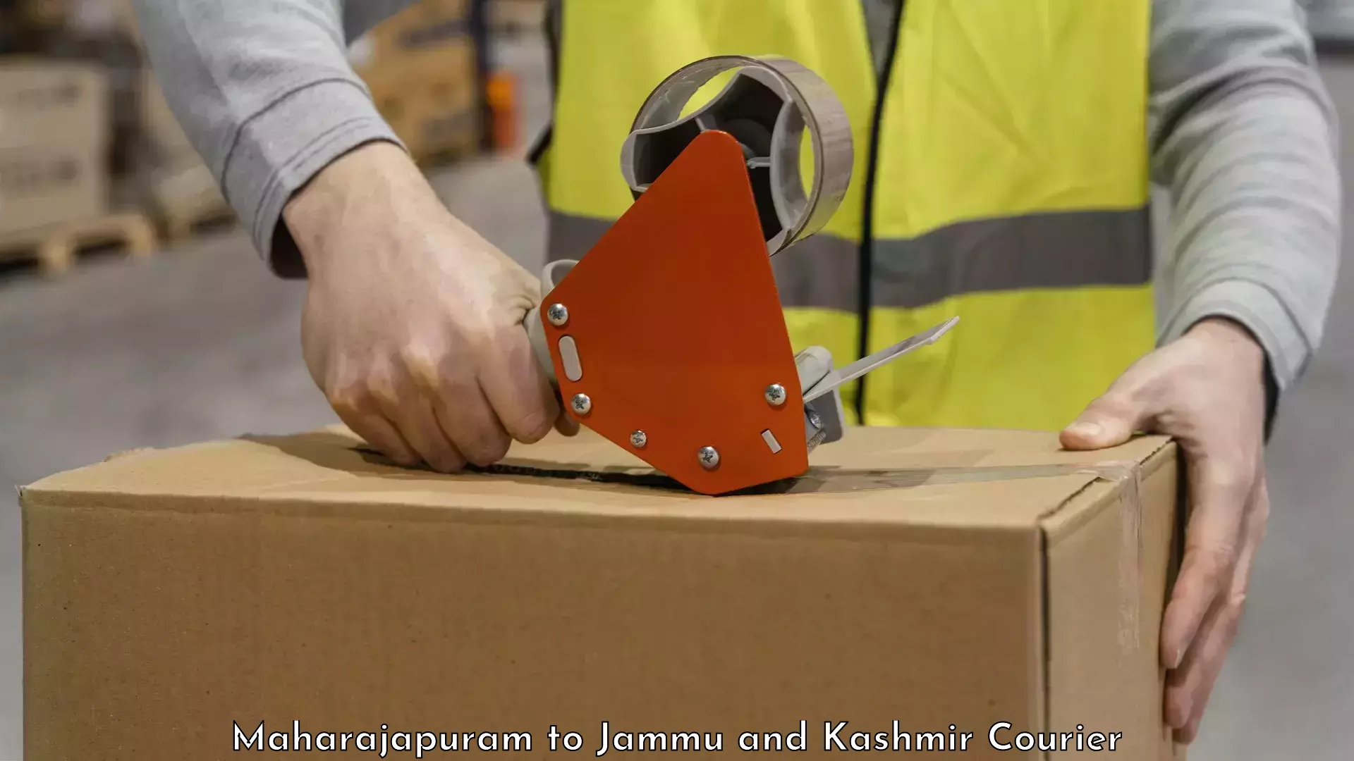 Budget-friendly baggage courier Maharajapuram to Jammu and Kashmir