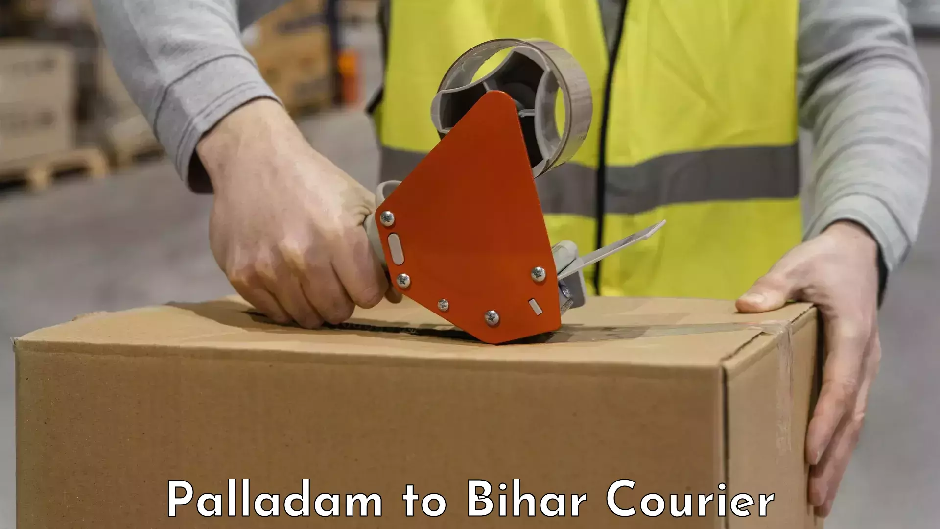 High-quality baggage shipment Palladam to Bihar