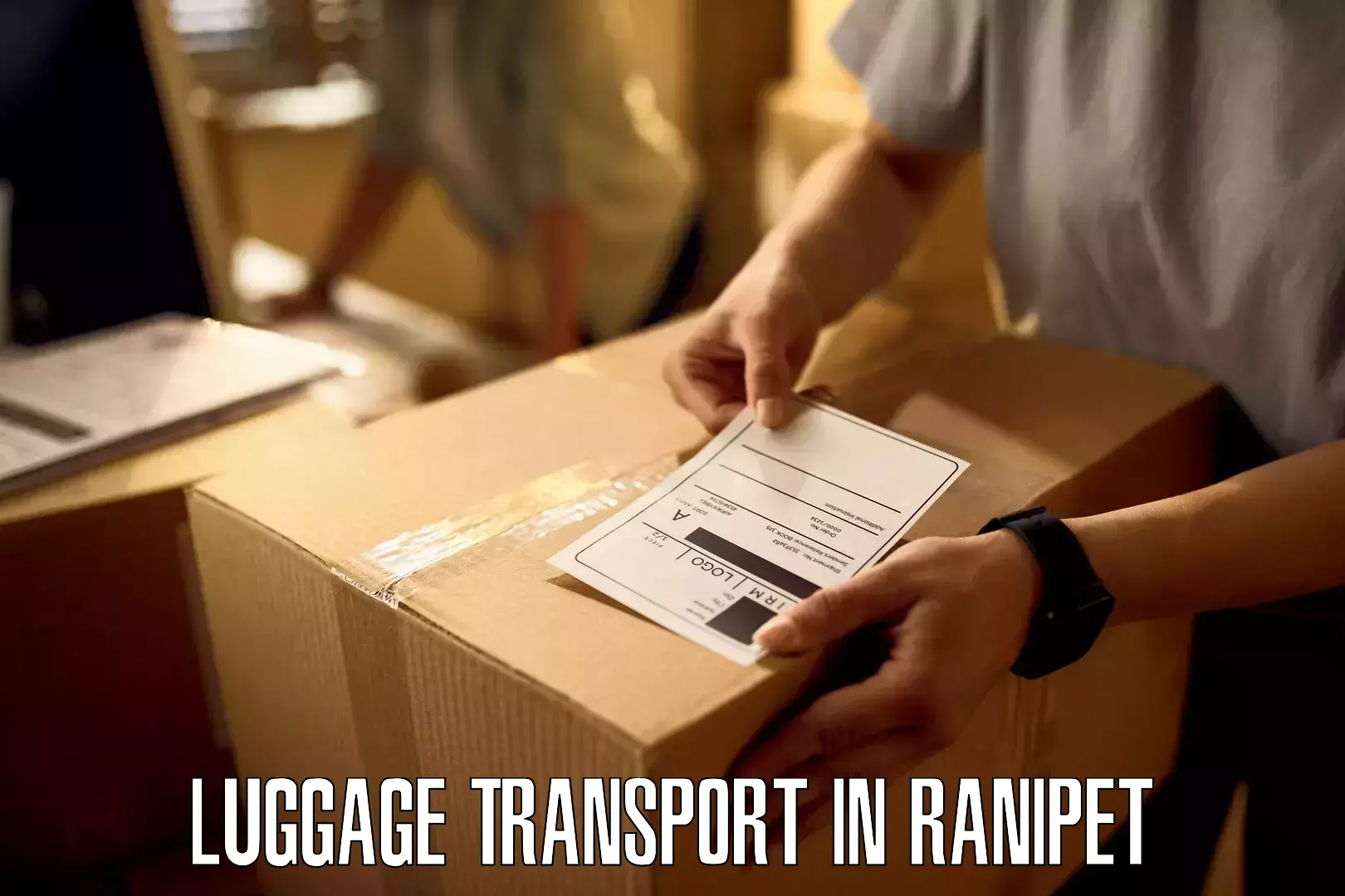 Luggage shipping rates in Ranipet