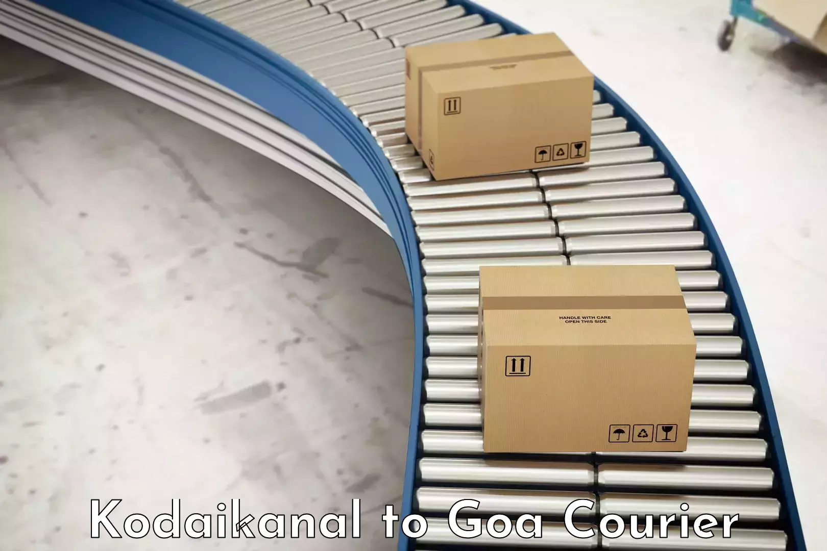 Baggage shipping calculator Kodaikanal to Canacona