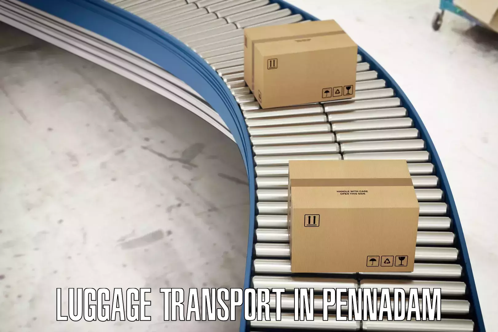 Outsize baggage transport in Pennadam