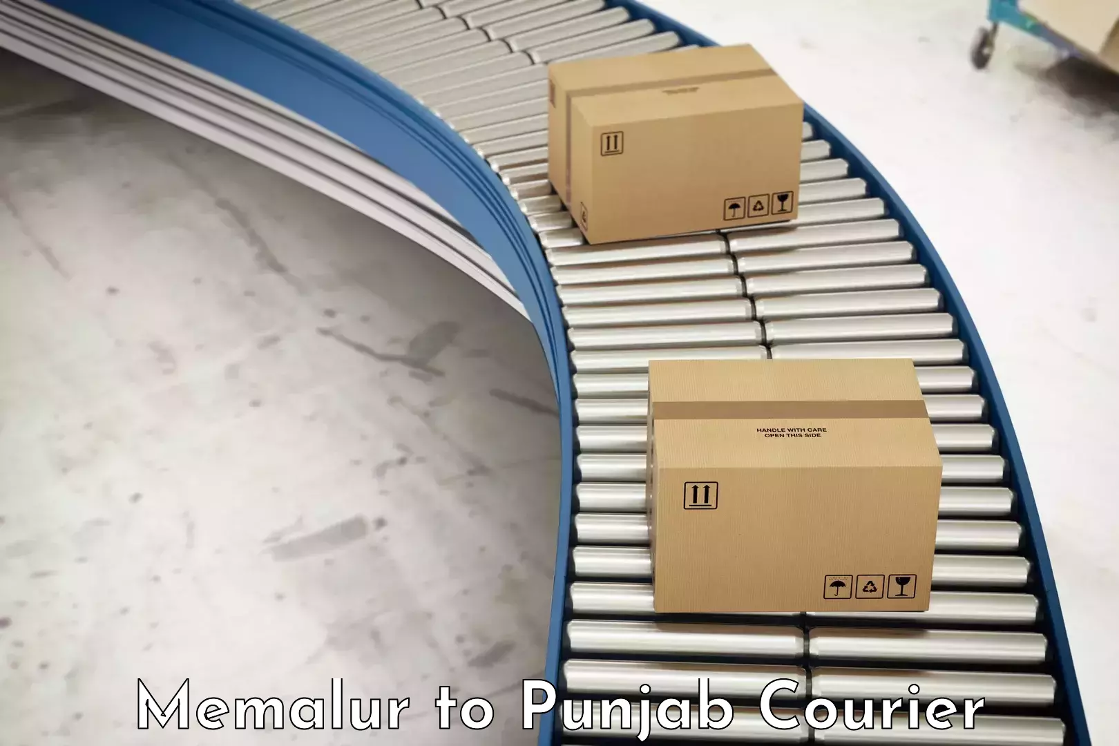 Baggage shipping rates calculator Memalur to Pathankot