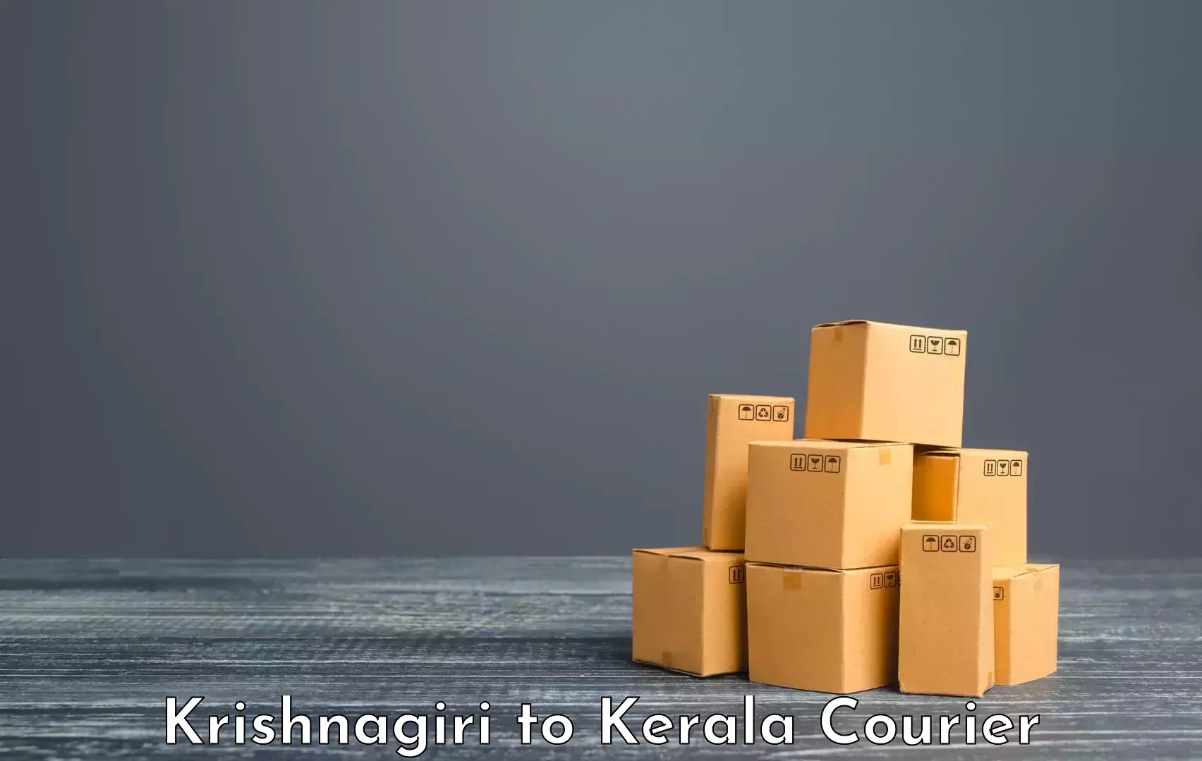 Luggage shipping service Krishnagiri to Adur Kla