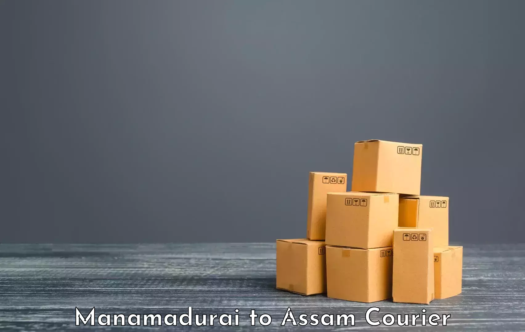 Immediate baggage courier Manamadurai to Assam