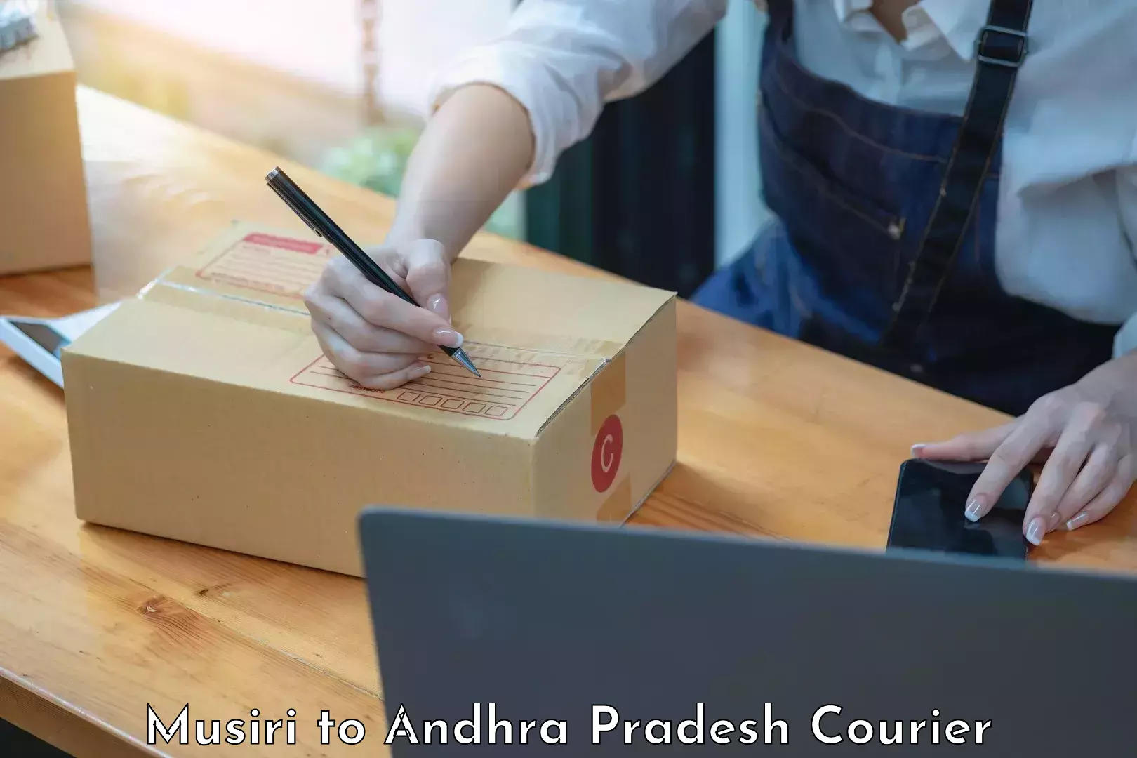 Premium luggage courier Musiri to NIT Andhra Pradesh