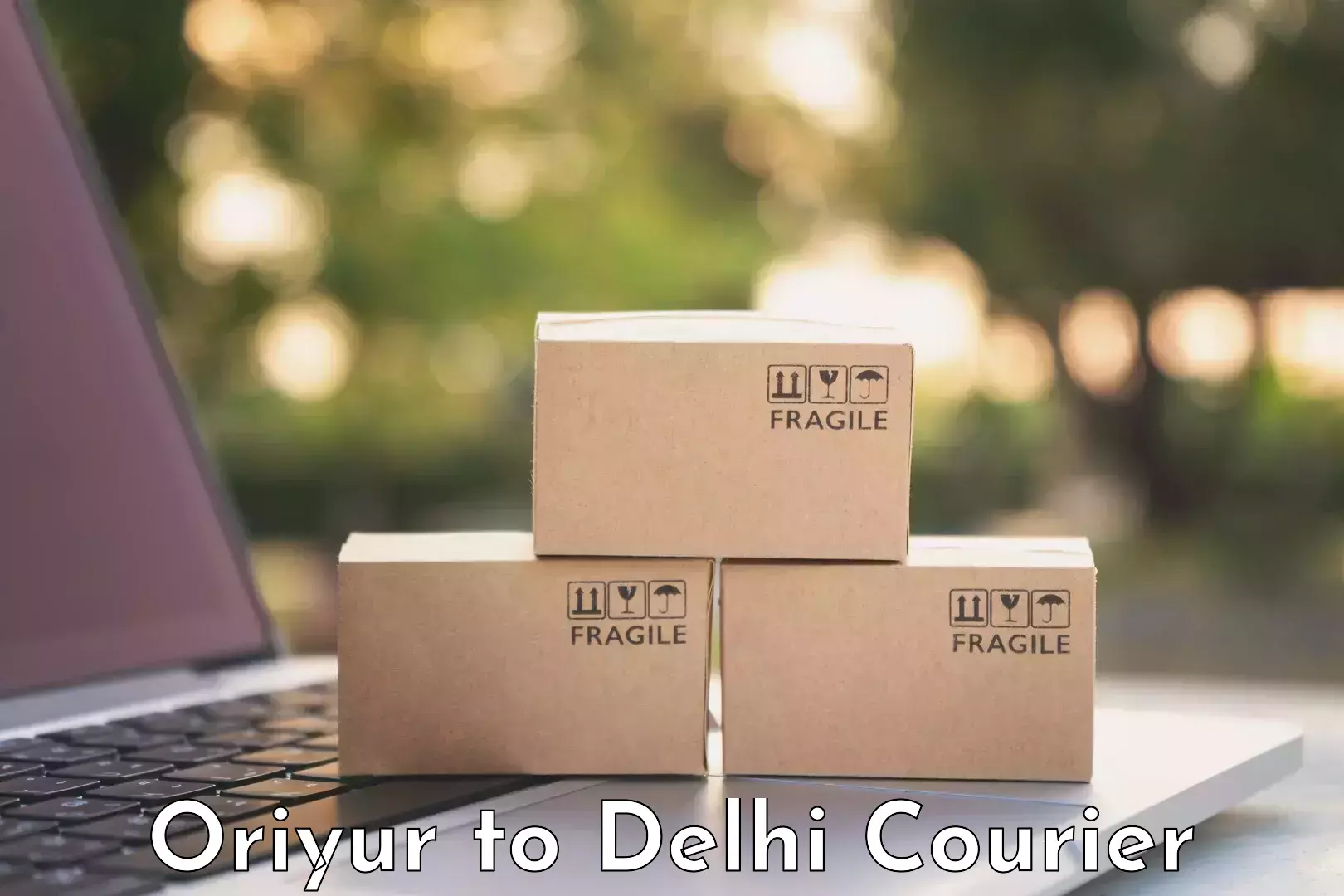 Affordable luggage shipping Oriyur to Jamia Millia Islamia New Delhi