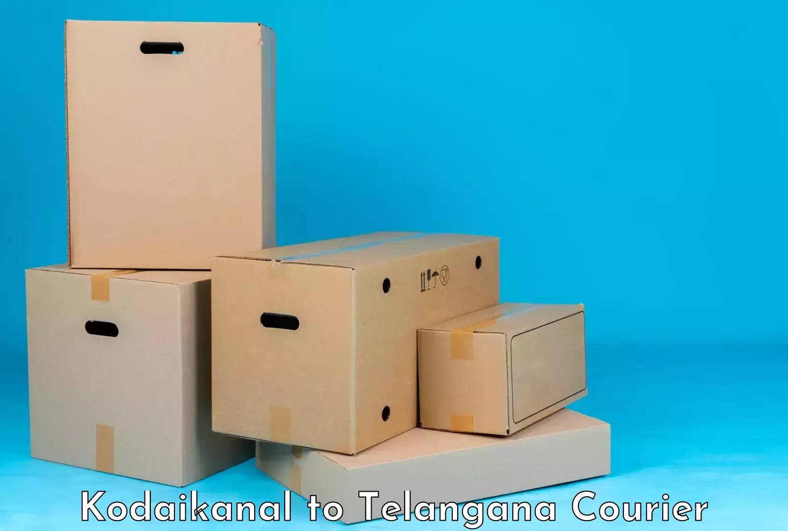 Luggage shipment strategy Kodaikanal to Telangana