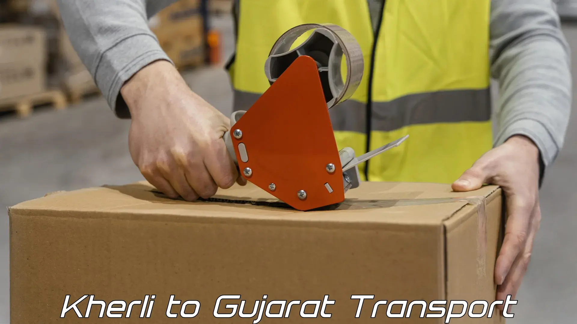 Commercial transport service Kherli to Gujarat