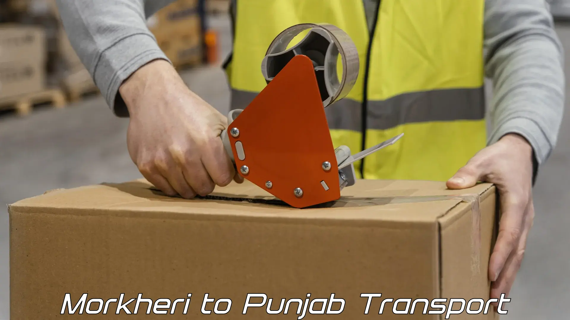 Logistics transportation services Morkheri to Punjab