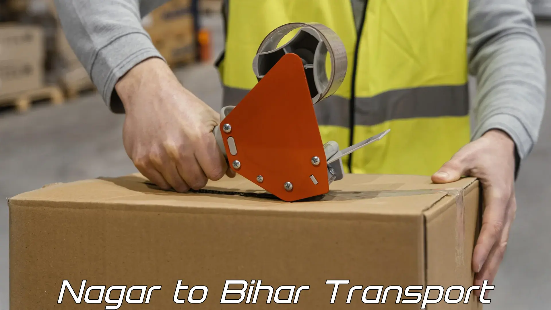 Two wheeler parcel service Nagar to Aurangabad Bihar