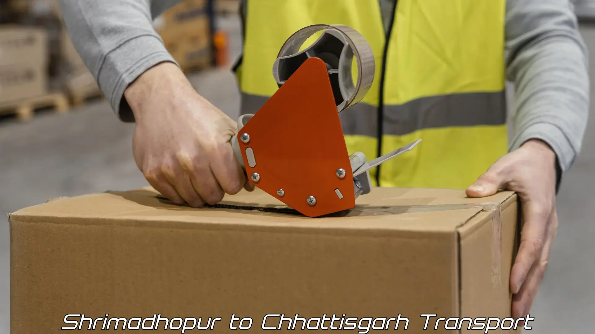 International cargo transportation services Shrimadhopur to Chhattisgarh