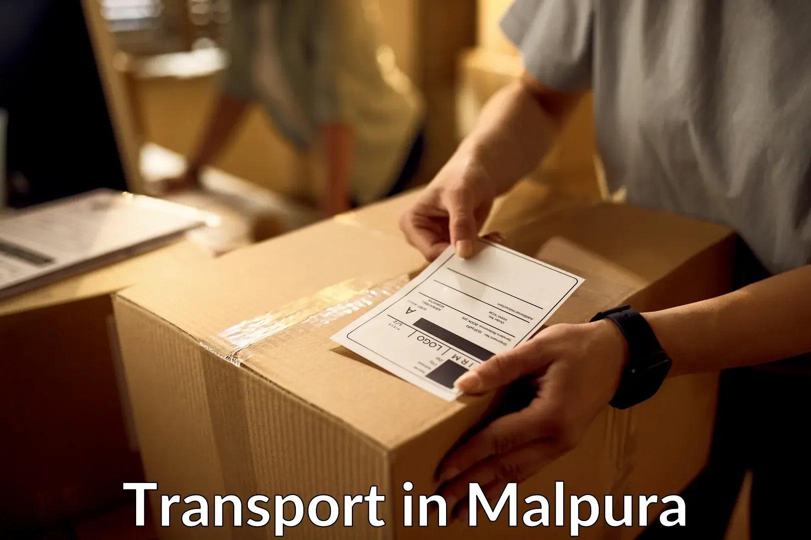 Lorry transport service in Malpura