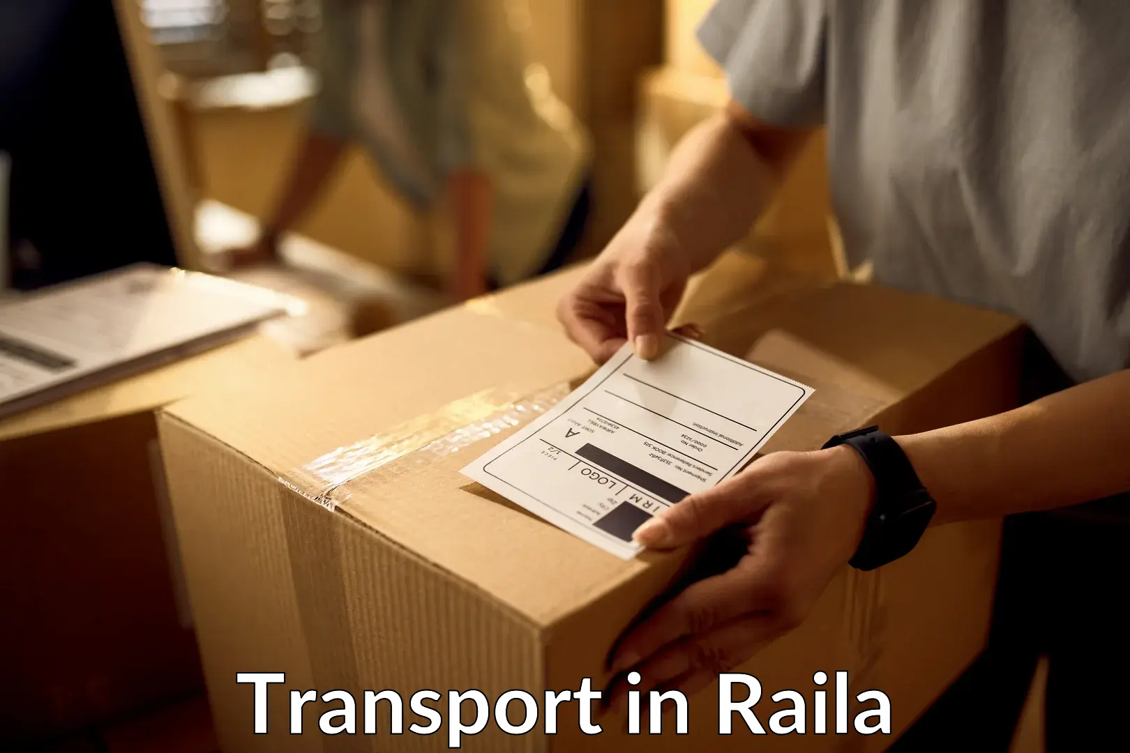 Domestic goods transportation services in Raila