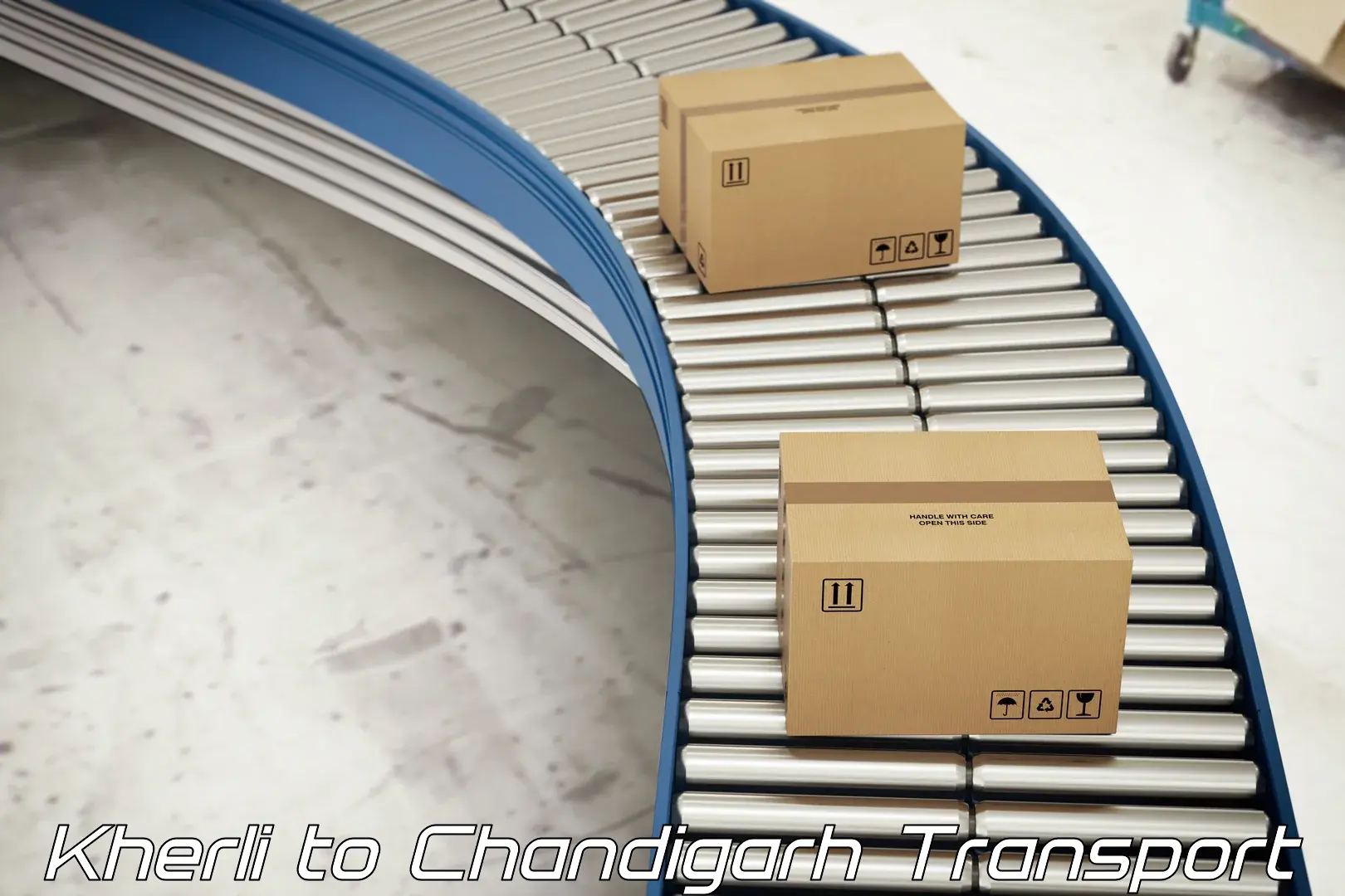 Goods delivery service Kherli to Chandigarh