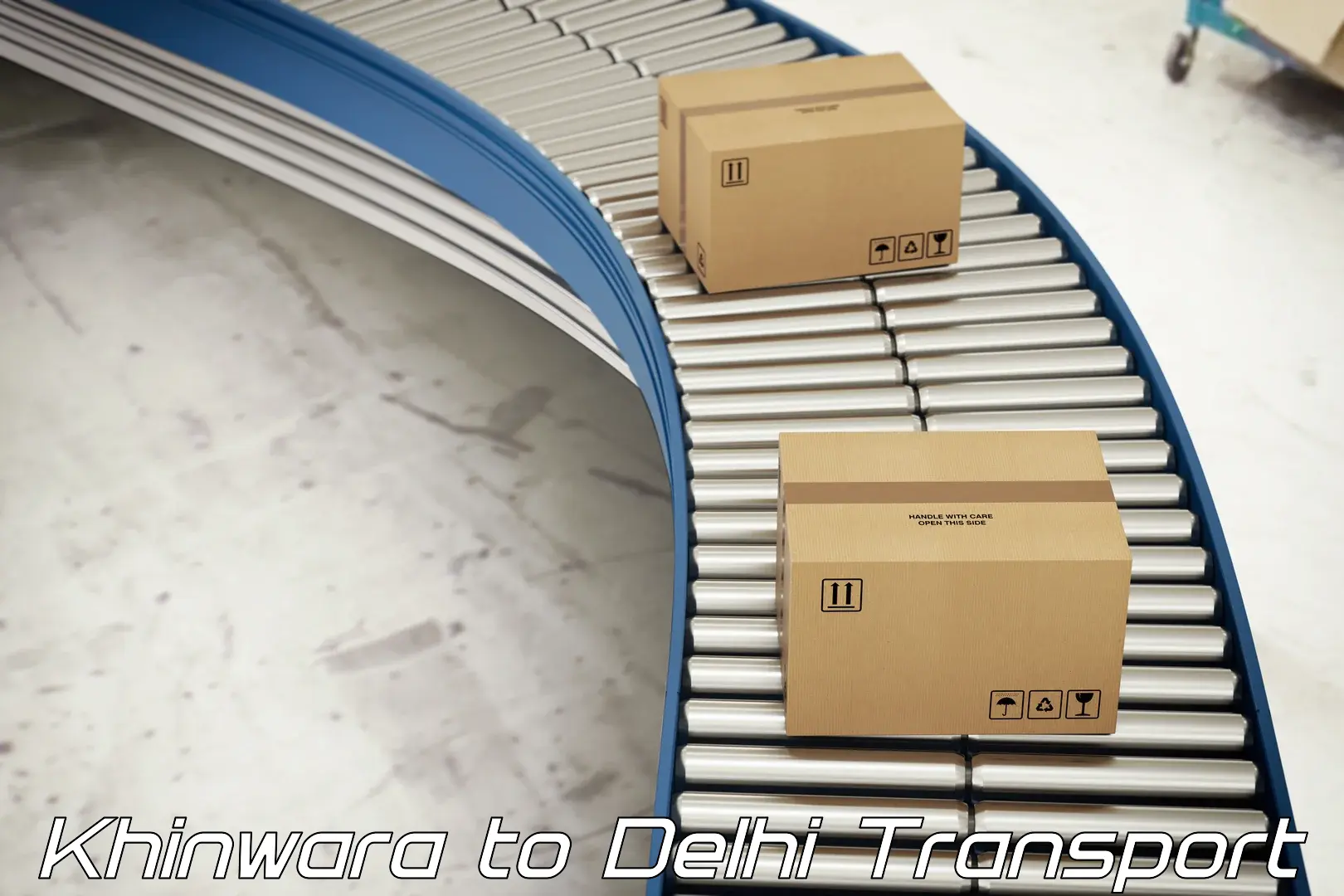 Vehicle parcel service Khinwara to Delhi