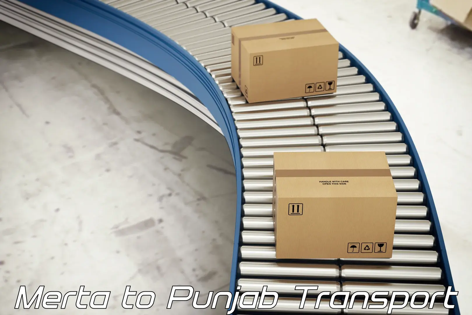 International cargo transportation services Merta to Amritsar