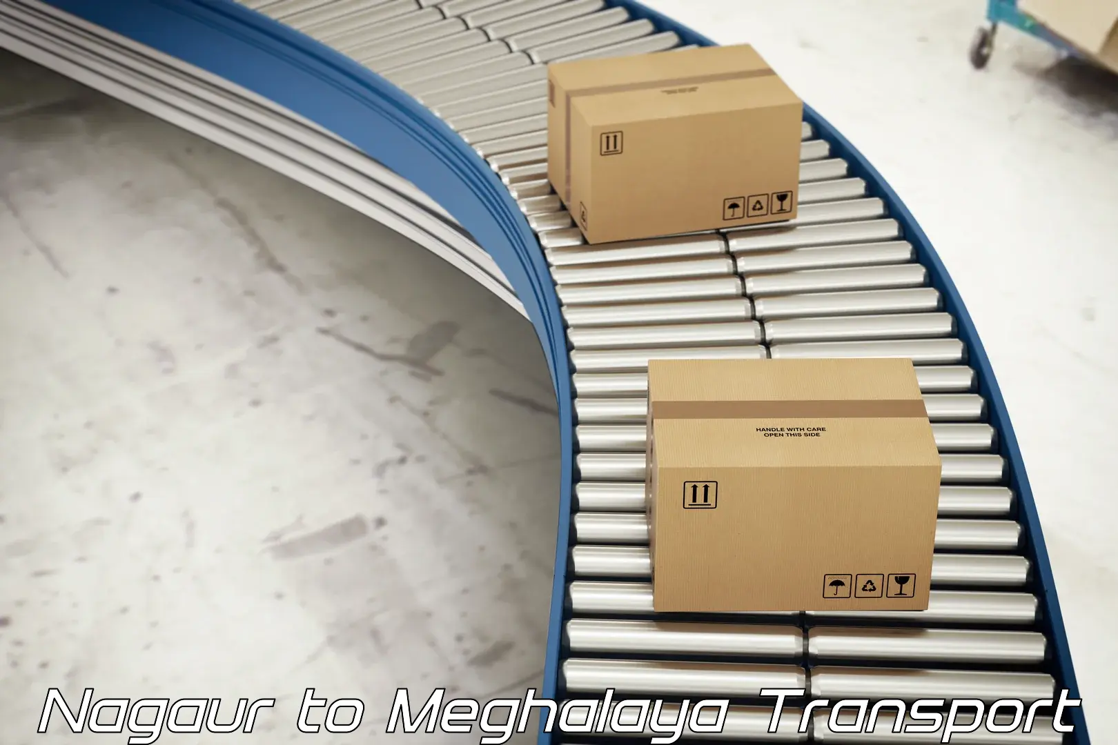 Material transport services Nagaur to Marshillong