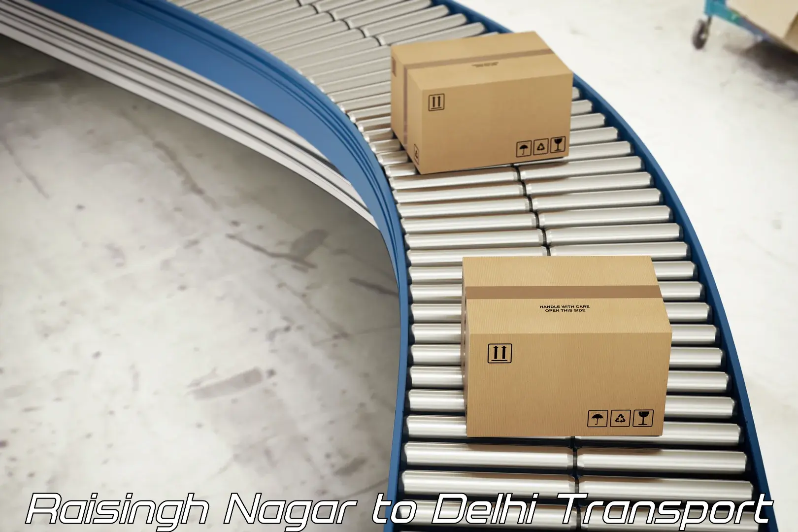 Package delivery services Raisingh Nagar to Sarojini Nagar