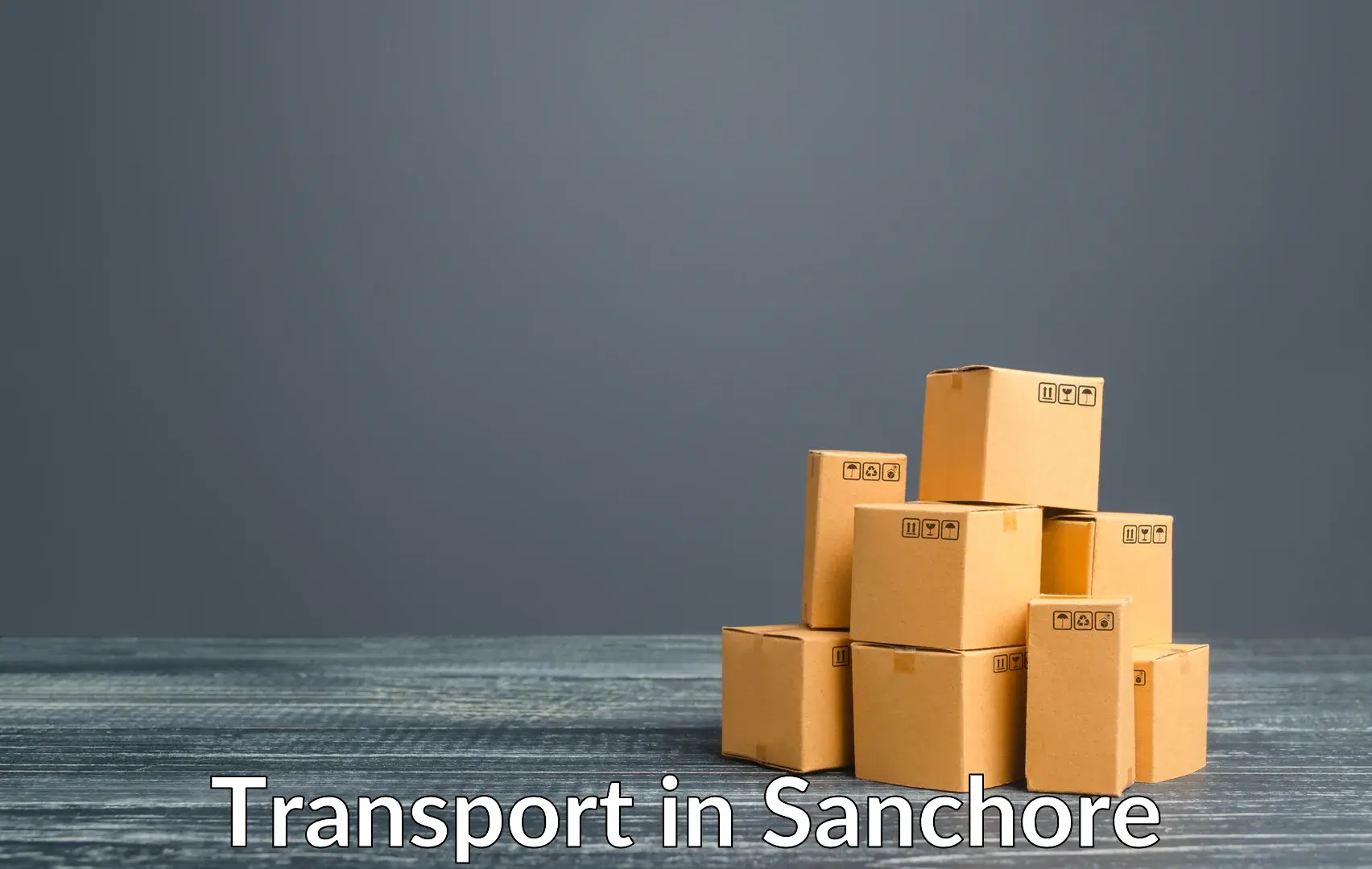 All India transport service in Sanchore