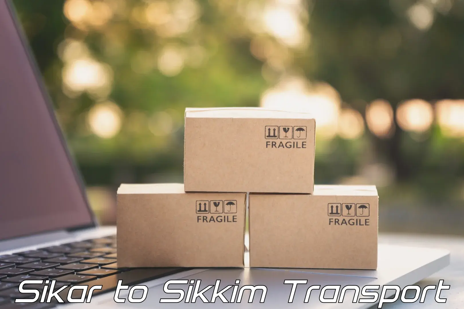 Online transport service Sikar to Sikkim