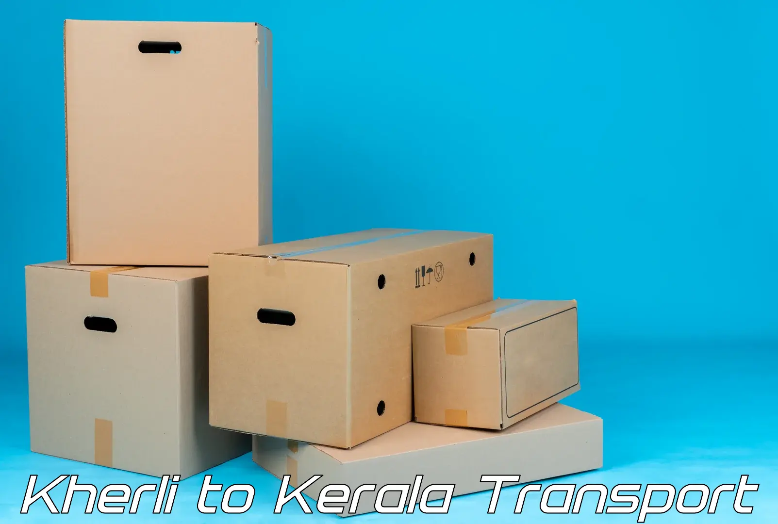 Cargo transport services Kherli to Kozhencherry
